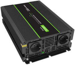 Qoltec színusz Inverter 2000W (max. 4000W) 24 V-ról 230V-ra