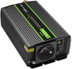 Qoltec színusz Inverter 300W (max. 600W) 24 V-ról 230V-ra