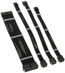 KOLINK Kábel Modding Kolink Core Standard fonott hosszabbító kit - Jet Black (CORESTANDARD-EK-BLK)