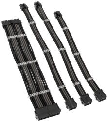 KOLINK Kábel Modding Kolink Core Standard fonott hosszabbító kit -Jet Black/Gunmetal Grey (CORESTANDARD-EK-BGM)