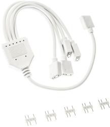 KOLINK Kábel ARGB 4-es elosztó, 30cm, Fehér (PGW-AC-KOL-157)