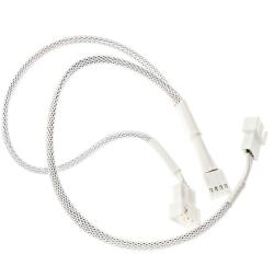 KOLINK Kábel 2-es PWM elosztó, 35cm, harisnyázott, Fehér