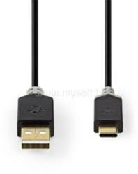 Nedis CCBW60601AT20 USB kábel, USB2.0 Gen 1, USB-A dugó - USB-C dugó, 60 W | 480 Mbps, 2 m (CCBW60601AT20) (CCBW60601AT20)