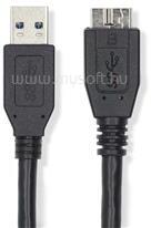 Nedis CCGL61500BK05 USB3.2 - micro-B (micro B) kábel, 5 Gbps, 0, 5m (CCGL61500BK05) (CCGL61500BK05)
