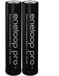 Panasonic Mikroceruza akku AAA NiMH, 1, 2V 900 mAh, 2 db, Panasonic Eneloop Pro HR3, HR03, UO100557, DC2400 (BK-4HCDE/2BE) (BK-4HCDE/2BE)