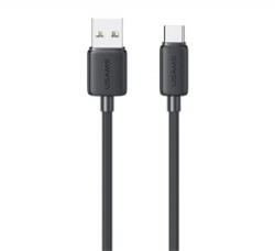 USAMS KY adatkábel (USB - Type-C, 3A, gyorstöltő, 300cm) FEKETE (SJ698USB01) (SJ698USB01) - aqua