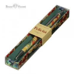 Bruno Visconti Golyóstoll Bruno Visconti 0, 7mm kék, fém test, Felicita - páfrány (20-0263/15) (20-0263/15)