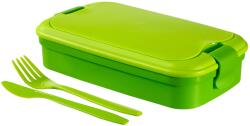 Keter "Lunch&Go" Ételtartó Evőeszközzel, Zöld