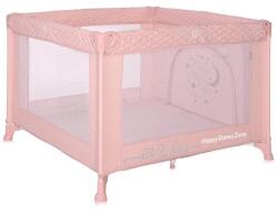 Lorelli Tarc de Joaca Lorelli Happy Game Zone, 100 x 100 x 74 cm, 0 luni - 3 ani, maxim 15 Kg, mecanism dublu de siguranta, Roz