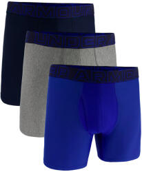 Under Armour Perf Tech 6in 3Pack Blue Férfiboxeralsó 3XL
