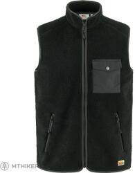 Fjällräven Vardag Pile Fleece mellény, fekete/sötétszürke (L)