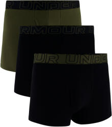 Under Armour Perf Cotton Solid 3in 3Pack Black Férfiboxeralsó M - sportega - 12 210 Ft