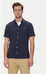 BLEND Férfi kevert anyagú ing, 20716363, viszkóz, S INTL, sötétkék (0000304798689_S)