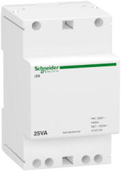 Schneider Electric ACTI9 Csengő transzformátor 25VA 230/12. . 24VAC A9A15215 Schneider (A9A15215)