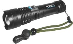 TED Electric lanterna cu acumulator si zoom 1600lm, include 1 x 18650, tl-9136 ted (A0112665)
