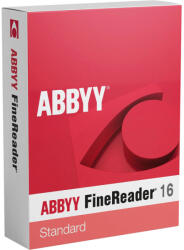 ABBYY FineReader PDF 16 Standard (1 felhasználó / 1 év) (EU) (Elektronikus licenc) (AFP16S-1D1Y-EU)