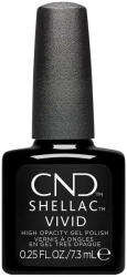 CND Shellac VIVID Black Tuxedo 7, 3ml Színes géllakk