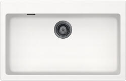 SCHOCK Schock Signus N-100XL konyhai mosogatótálca 790 x 500 mm Cristadur Polaris, hófehér és szűrőkosár, túlfolyó takaró Gunmetal (SETSN100XLPOPVGUB)