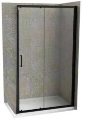  Zuhanyajtó COPEN ATLAS PRO 1000x1950 mm víztiszta üveg, matt fekete keret, 6 mm (C-02-B431000)