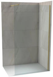  Walk-in zuhanyfal COPEN MONTE 700x2000 mm víztiszta üveg, 8 mm, csiszolt arany profil (C-02-S70BG)