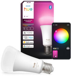 Philips Hue White and Color Ambiance 11, 8 W, 1600 lm, E27