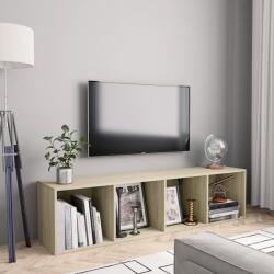  800264 book cabinet/tv cabinet sonoma oak 143x30x36 cm