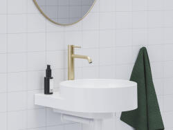 RAVAK Espirit álló mosdócsaptelep 250 mm leeresztő nélkül ES 014.60GLB, Gold Brushed (X070616)