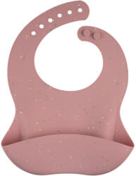 Canpol Силиконов лигавник с джоб Canpol - Dots, Розов (51/029_pin) - kindermarket
