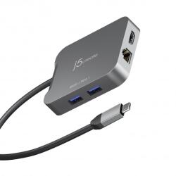 j5create Docking Station J5Create 4K60 Elite USB-C Travel Adapter JCD3191-N (JCD3191-N)