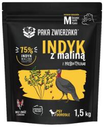 Paka Zwierzaka Pulykatáp málnával 1, 5 kg