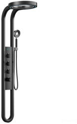 Leziter Aquajet hidromasszázs zuhanypanel fekete (LAJHZ-BL) - homelux
