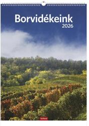 TopTimer Falinaptár TOPTIMER T093 310x420mm álló Borvidékeink 2026. T9300-06A (T9300-06A)