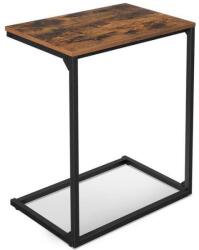 Euziel Kisasztal ELDUR barna/fekete LNT52BX (EZ0274)