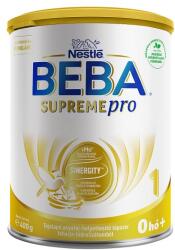 BEBA SupremePro 1 tejalapú anyatej-helyettesítő tápszer fehérje-hidrolizátumból 0 hó+ 400 g