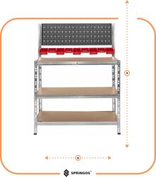 Springos HA5276 MŰHELYASZTAL 136 x 40 x 100 CM (HA5276)