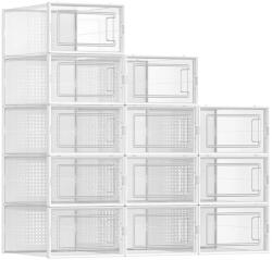 Euziel BOXIFY moduláris polc rekeszekkel, fehér LSP12SWT (EZ0095)