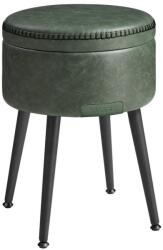 Euziel Bőr puff CORE zöld LOM005C01 (EZ0142)