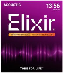ELIXIR - Phosphor Bronze NanoWeb 13-56 Medium akusztikus húrkészlet