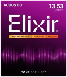 ELIXIR - Phosphor Bronze NanoWeb 13-53 HD Light akusztikus húrkészlet