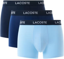 Lacoste Pantali scurți pentru bărbați Microfiber Trunks 3-Pack Navy Blue/hylene-Tropical M