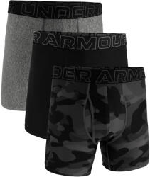 Under Armour Boxeri pentru bărbați Perf Tech Print 6in 3Pack Black XL