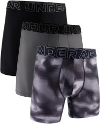 Under Armour Boxeri pentru bărbați Perf Tech Mesh Solid 6in 3Pack Grey XL