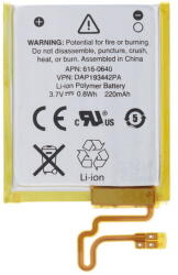 DAP193442PA Apple iPod Nano 7 akkumulátor 220mAh (DAP193442PA)