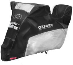 Oxford Husă pentru motocicletă Oxford Rainex cu compartiment pentru bagaje, negru-argintiu (AIM001-37) - motozem - 459,30 RON