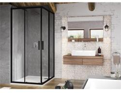 RAVAK Zuhanykabin Blsrv2-80 Fekete + Transparent (rav-x1lm40300z1)