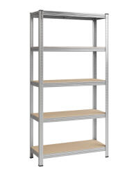 Intenso fém polc- 175 x 80 x 30 cm (5 polc)