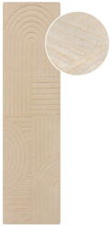 Flair Rugs Бежов вълнен килим 60x230 cm Zen Garden - Flair Rugs (503119373947)