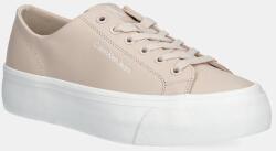 Calvin Klein sportcipő VULC FLATFORM LOW MG LTH rózsaszín, YW0YW01771 - narancssárga Női 40
