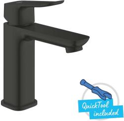GROHE Dice - Mosdócsaptelep Push-Open leeresztővel, matt fekete 1018332430 (1018332430)
