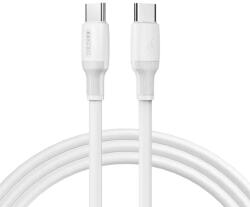 Sendem Кабел Sendem M77, USB - C към USB - C, 2m, 66W, Бял (KAB000186)